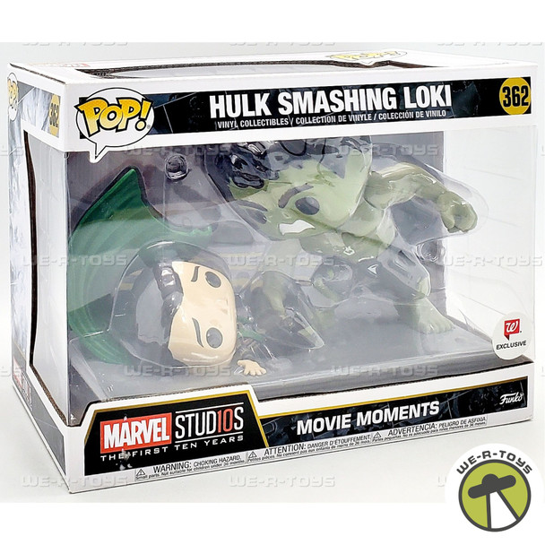 Funko POP Movie Moments Marvel Hulk Smashing Loki 362 Vinyl Figure