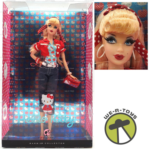 Hello Kitty Barbie Collector Doll Pink Label 2008 Mattel #M9958