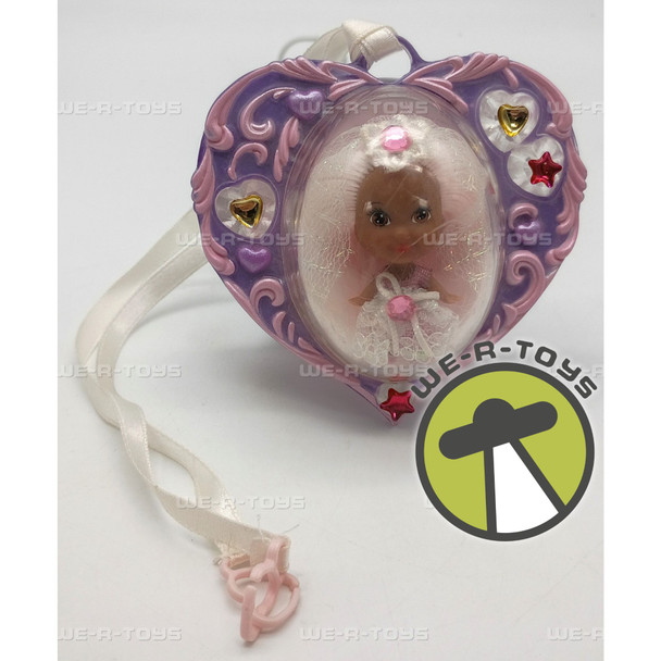 Liddle Kiddles Lovely Locket Collection Heart African American Bride Doll Tyco