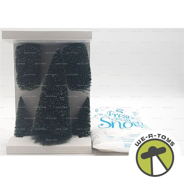 Department 56 Village Landscape Starter Set (Set of 6) Village Accessories NEW