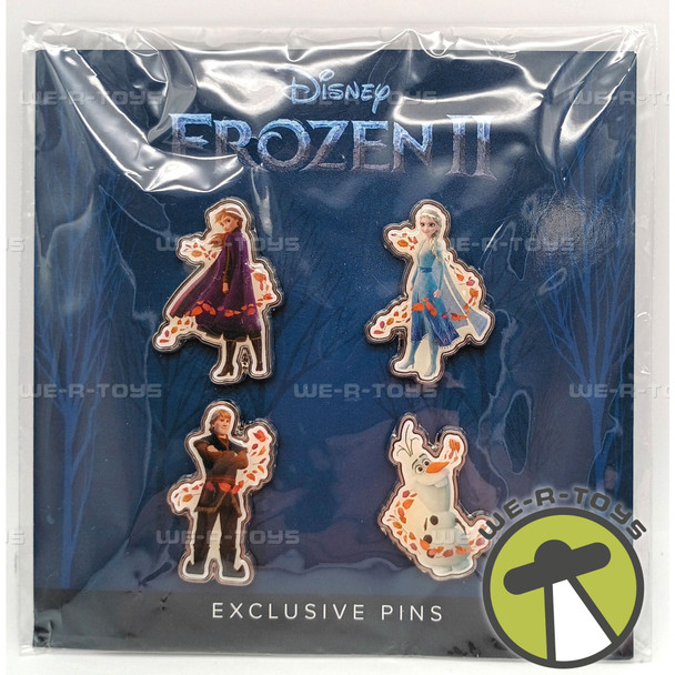 Disney Frozen II Exclusive Wearable Pins Limited Ed. Set of 4 Disney 2019 #19289