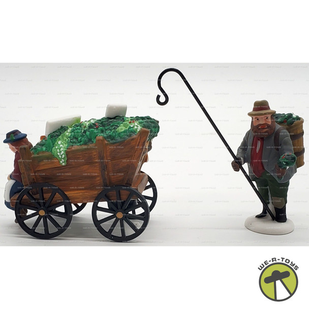 Department 56 Chelsea Market Mistletoe Monger & Cart Heritage Village Collection