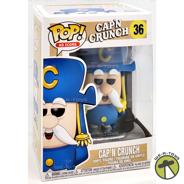 Funko POP AD Icon Quaker Oats Cap'n Crunch 36 Vinyl Figure