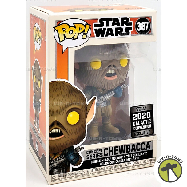 Funko POP Star Wars Concept Series Chewbacca 387 Vinyl Bobble Head Figure