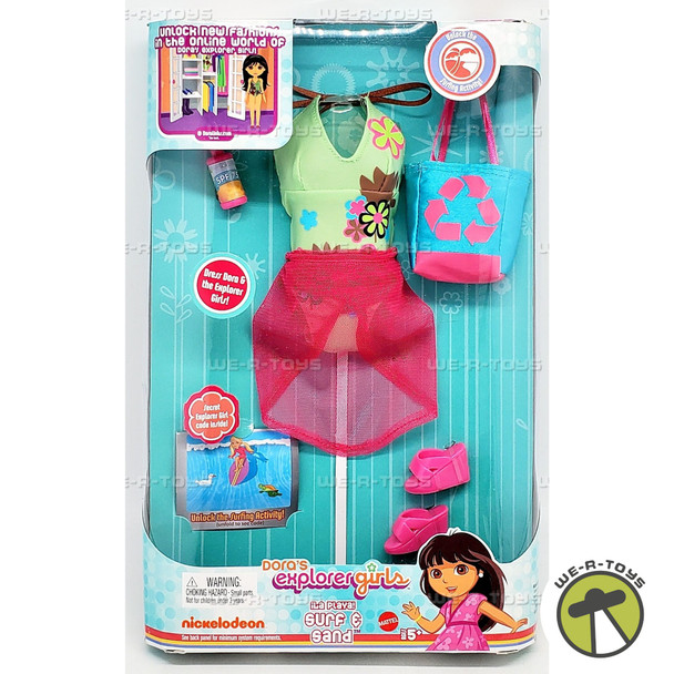 Dora the Explorer Dora's Explorer Girls Links Surf and Sand Outfit Mattel N9182