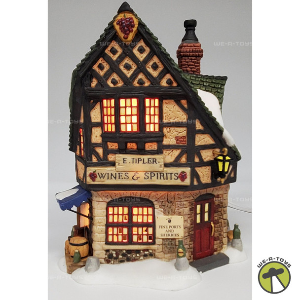Department 56 E. Tipler, Agent for Wine & Spirits Dickens' Village Series #58725