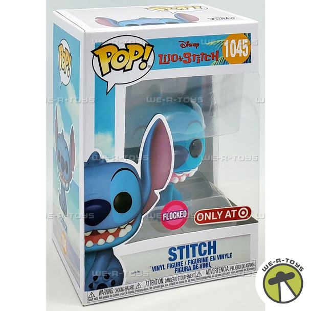 Funko POP Disney Lilo & Stitch 1045 Stitch Flocked Vinyl Figure