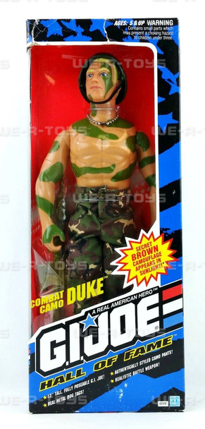 GI Joe Hall of Fame Combat Camo Duke 12" Action Figure 1993 Hasbro No. 6044 NRFB