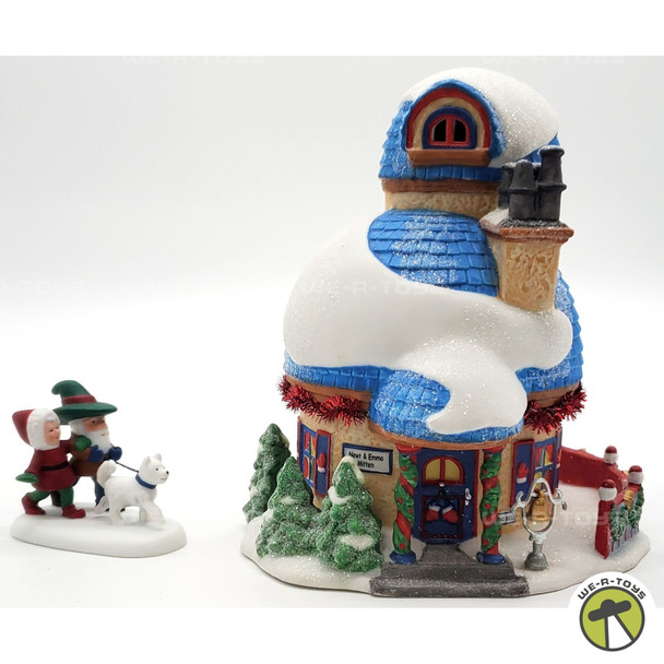 Department 56 Mitten Manor and Newt & Emma Mitten Accessory Elf Land #56756U