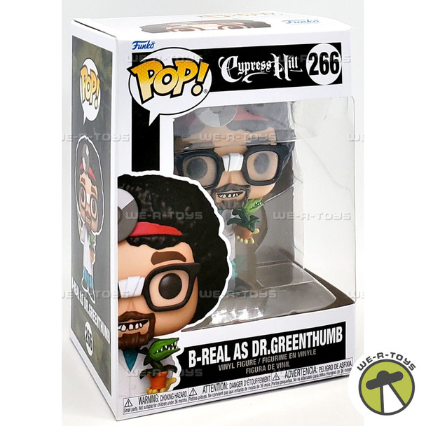Funko POP Rocks Cypress Hill B-Real as Dr. Greenthumb 266 Vinyl Figure