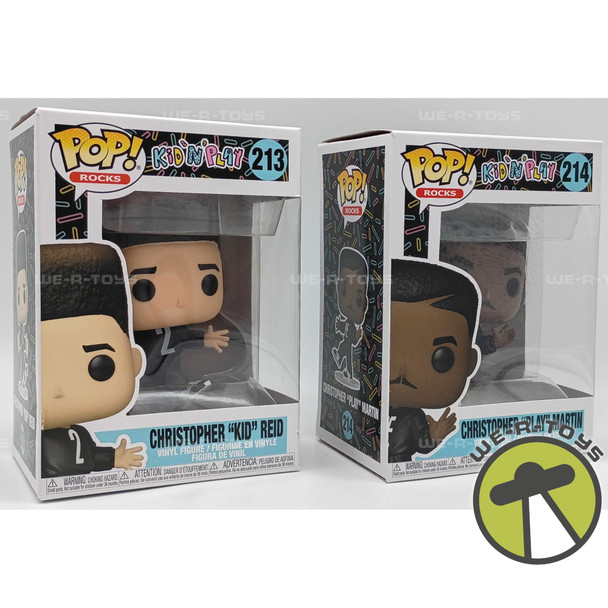 Funko POP! Rocks Kid 'N Play Christopher Martin & Christopher Reid Vinyl Figures