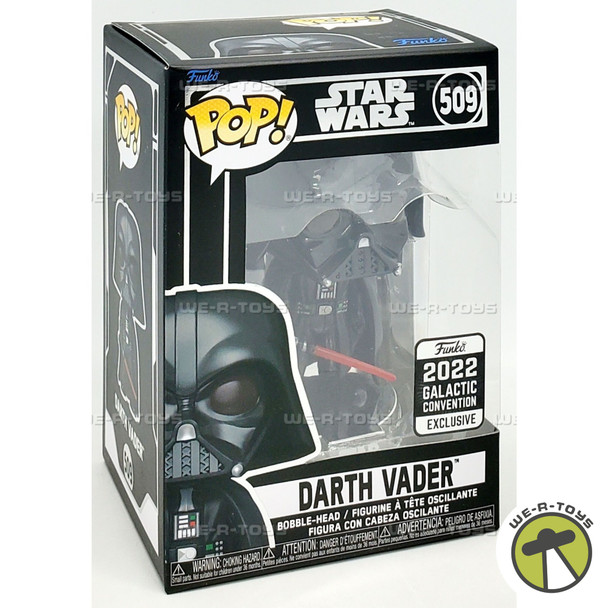 Funko POP Star Wars Darth Vader 509 Vinyl Bobble Head Figure 2022