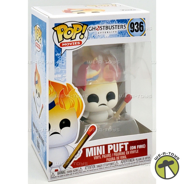 Funko POP Movies Ghostbusters Afterlife Mini Puft on Fire 936 Vinyl Figure