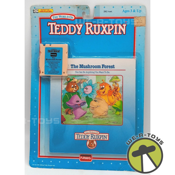 Teddy Ruxpin The Mushroom Forest Book & Audio Cassette 1992 Playskool #2820
