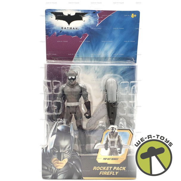 DC Batman The Dark Knight Rocket Pack Firefly Action Figure 2007 Mattel #M7754
