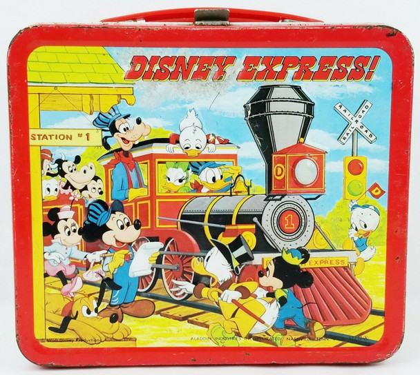 Aladdin Industries Inc. Disney Express Tin Lunchbox Walt Disney Productions 1979