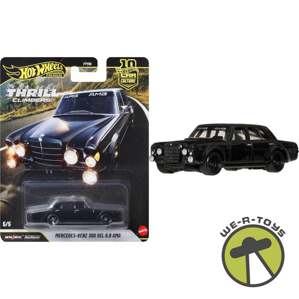 Hot Wheels Premium Car Culture Thrill Climbers Mercedes-Benz 300 SEL 6.8 AMG