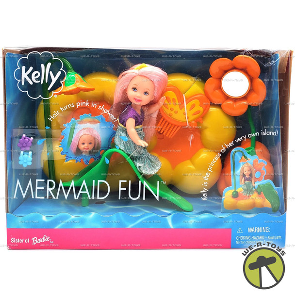 Mermaid Fun Kelly Sister of Barbie Doll Playset & Doll 2001 Mattel #52885