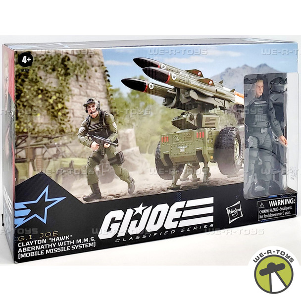 G.I. Joe Classified Series 182 Clayton Hawk Abernathy Figure with M.M.S. Vehicle