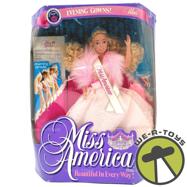 Miss America Pageant Blair Evening Gowns Collection Doll 1991 Kenner No. 32320