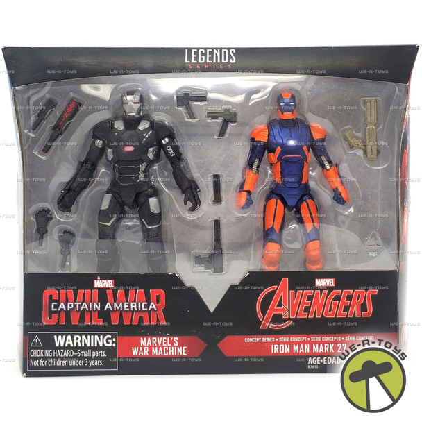 Marvel Legends Captain America Civil War War Machine & Mark 27 2-Pack Hasbro
