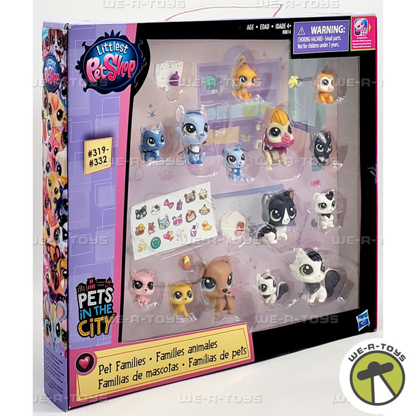 Littlest Pet Shop Pet Families #319-332 Figure Set 2015 Hasbro B8814