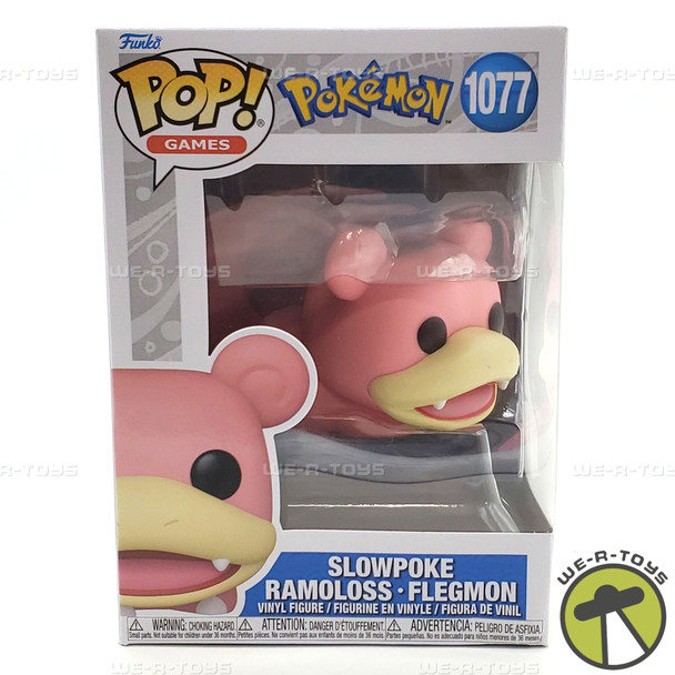 Funko Pop! Games 1077 Pokémon Slowpoke Vinyl Figure