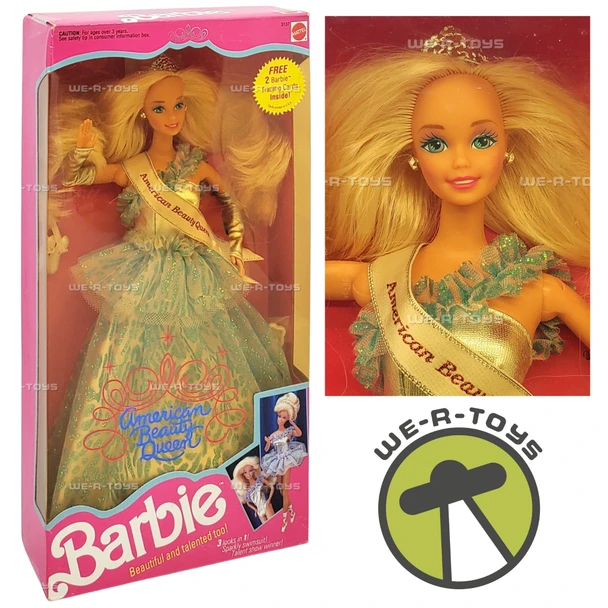 American Beauty Queen Barbie Doll 1991 Mattel #3137