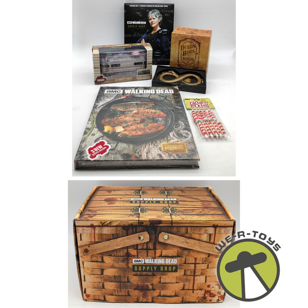 The Walking Dead Supply Drop #7 AMC Box Set of 6 Items 2019 Cookout Edition