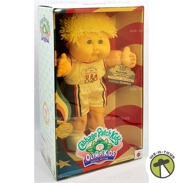 Cabbage Patch Kids Olypikids Blond Hair Boy Baby Doll 1995 Mattel 14598