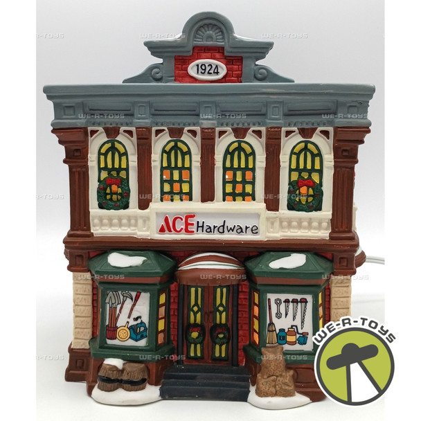 Heartland Valley Village Ace Hardware Deluxe Porcelain Lighted House 9817040