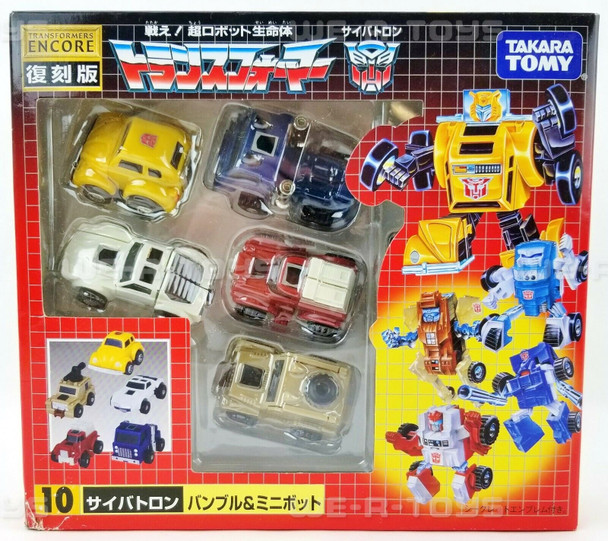 Transformers Encore Japanese Renewal Minibot Action Figure Set #10 Takara NRFB