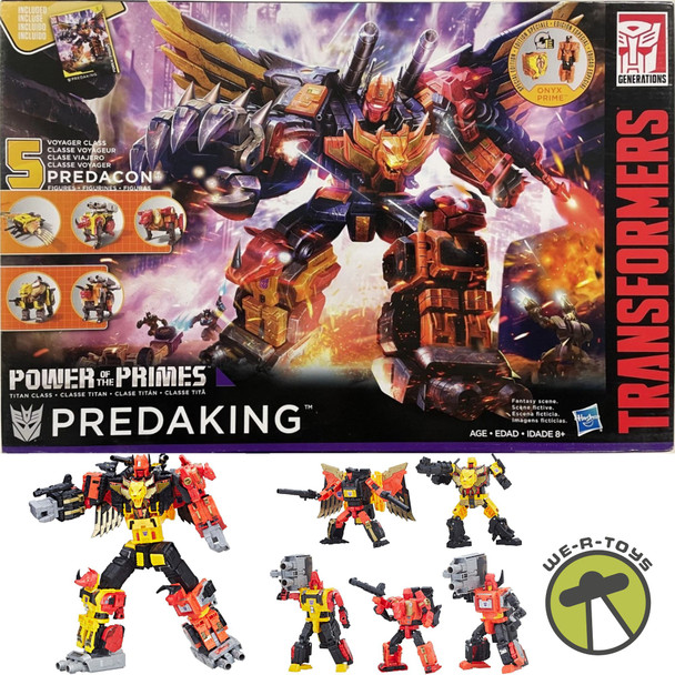 Transformers Power of the Primes Titan Class Predaking Combiner Action Figure