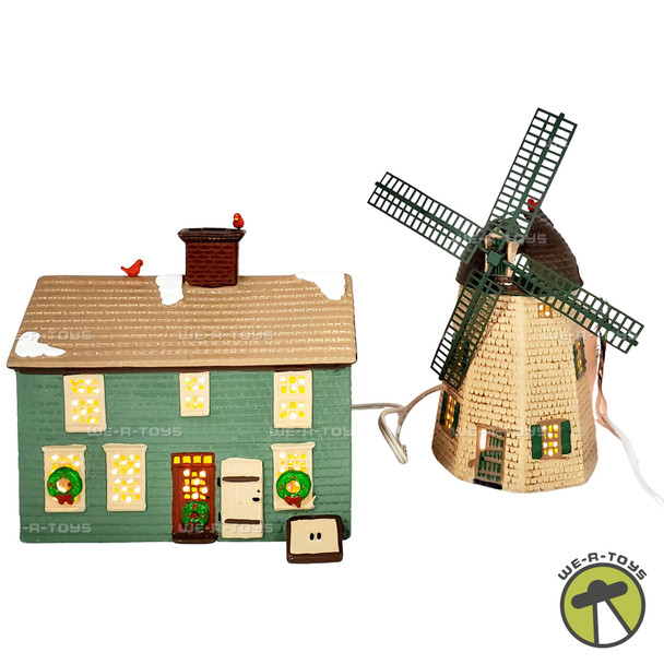 Department 56 Home Sweet Home House & Windmill Original Snow Village 51268