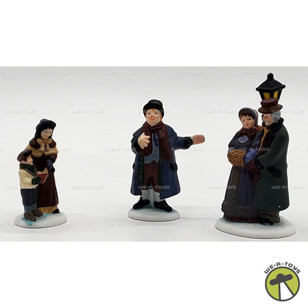 Department 56 Town Square Carolers Set of 3 Heritage Village Collection USED