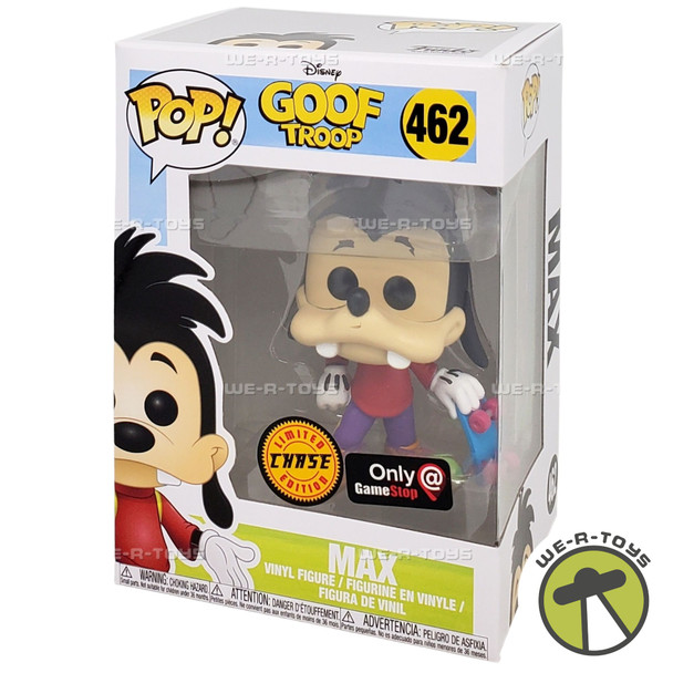 Funko Pop! 462 Disney Goof Troop Max Vinyl Figure GameStop Exclusive 2018 Chase