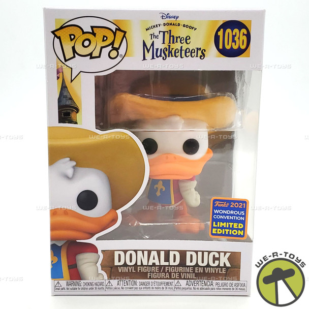 Funko POP Disney Donald Duck The Three Musketeers 1036 Vinyl Figure