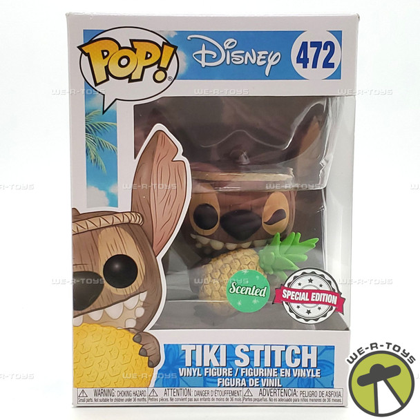 Funko POP Disney Lilo & Stitch Tiki Stitch Scented 472 Vinyl Figure Special Edi.
