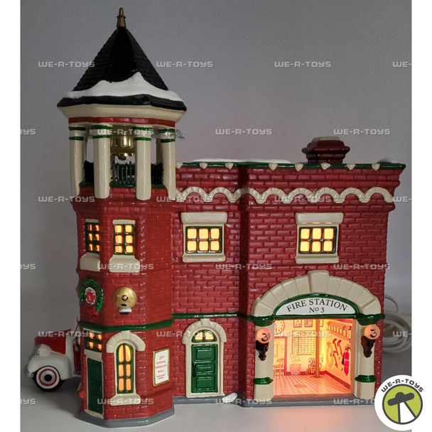 Department 56 Fire Station #3 The Original Snow Village Collection No. 54842