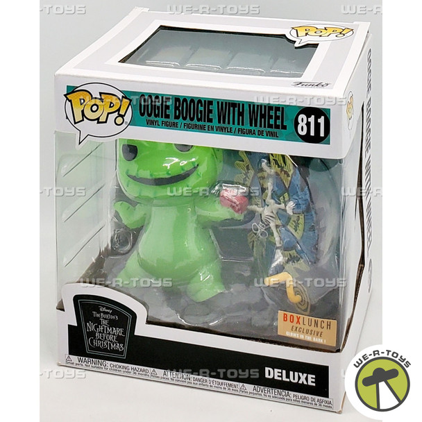 Funko POP The Nightmare Before Christmas Oogie Boogie w/ Wheel 811 Figure