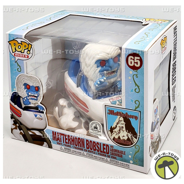 Funko POP Rides Disney Matterhorn Bobsled and Abominable Snowman 65 Vinyl Figure