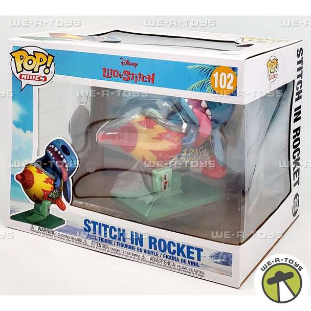 Funko POP Rides Lilo and Stitch Stitch in Rocket 102 Vinyl Figure