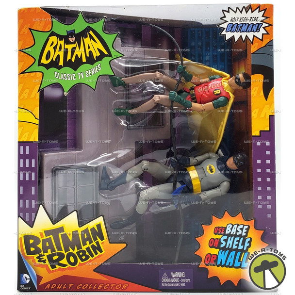 DC Comics Classic TV Series Batman & Robin Action Figures 2013 Mattel #BBJ45