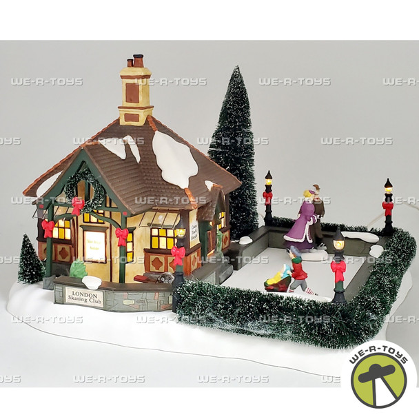 Department 56 London Skating Club Gift Set of 5 Dickens Village Series 58700