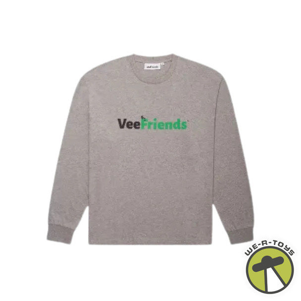 VeeFriends Classic Long Sleeve T-Shirt Ash Gray Size L