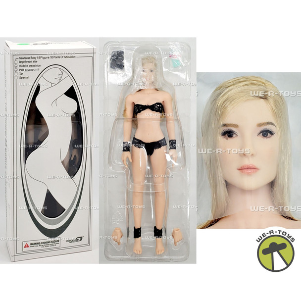 Phicen Limited Seamless Pale Female Short Blonde Hair Brown Eyes Figure 87443