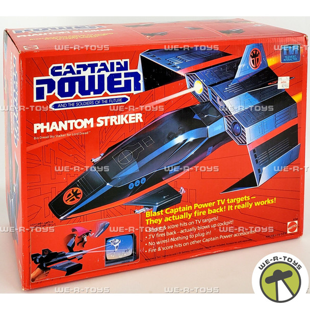 Captain Power Phantom Striker Vehicle 1987 Mattel 4154