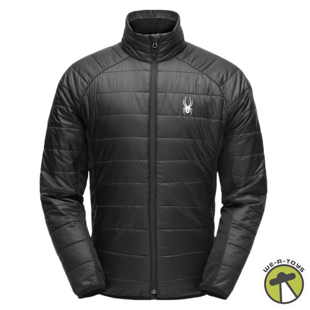 Spyder Men's Jacket Glissade Insulator Full Zip Black Size S
