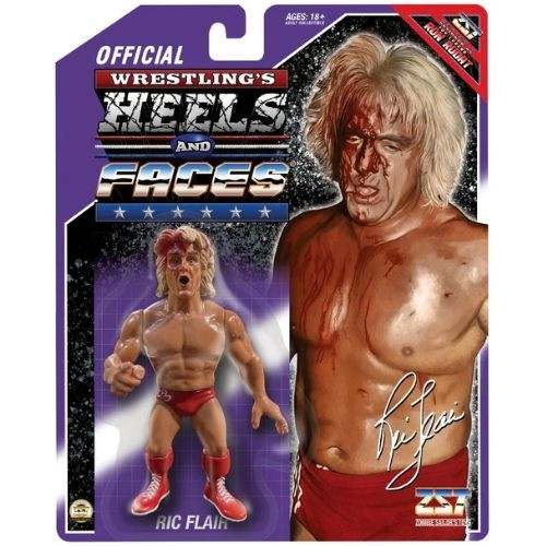 Wrestling's Heels and Faces Ric Flair Bloody Action Figure Zombie Sailor's Toys