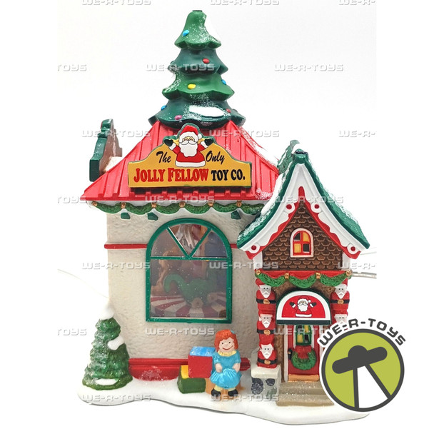 Department 56 The Jolly Fellow Toy Co Lighted Building North Pole Series 4035571